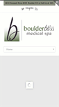 Mobile Screenshot of boulderblissmedicalspa.com